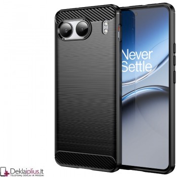 Carbon guminis dėklas - juodas (Oneplus Nord 4) Carbon guminis dėklas - juodas (Oneplus Nord 4)